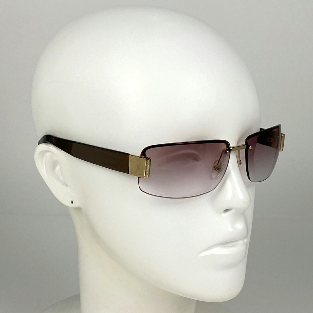 Gucci Gg Pattern Sunglasses Gradation Brown View 6
